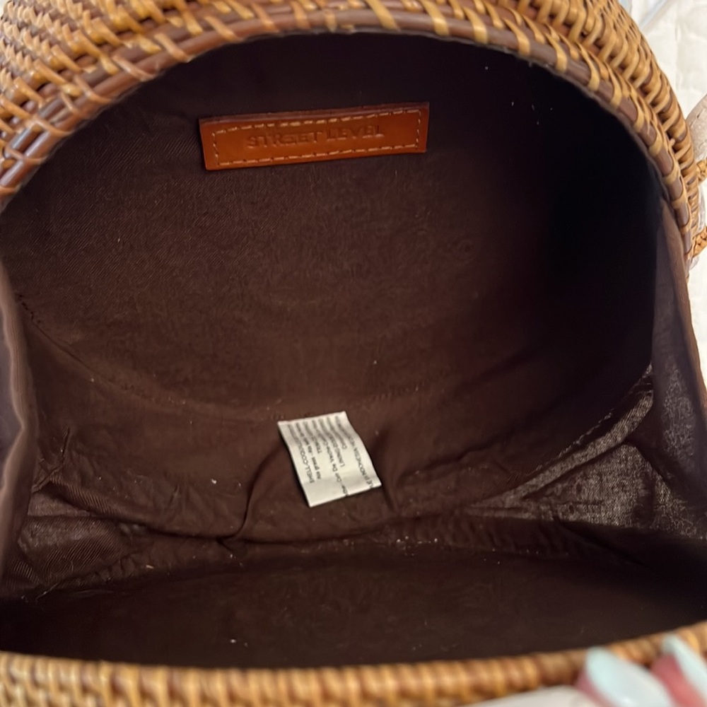 Round Seagrass bag Bali - Picture 5 of 5